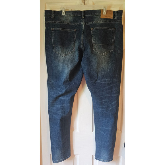 Aeropostale Super Skinny Men's size 40 X 30 Denim Jeans Stretch 5 pocket - Picture 2 of 13